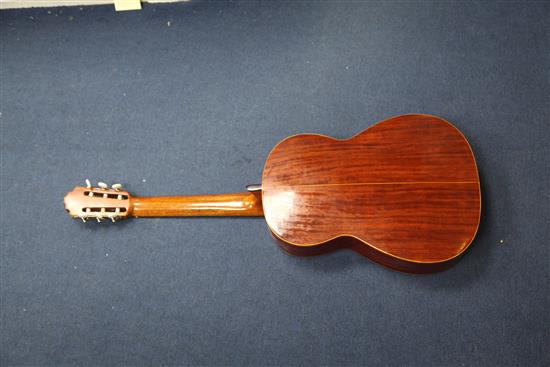 A Spanish classical guitar by Manuel G. Contreras, c.1973,